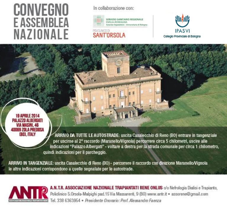 Convegno Nazionale ANTR (Associazione Nazionale Trapiantati di Rene)