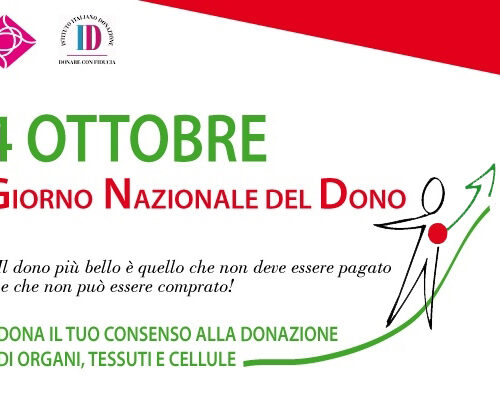 4 ottobre “il Giorno del Dono”