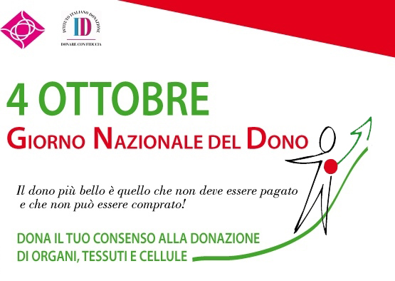 4 ottobre “il Giorno del Dono”