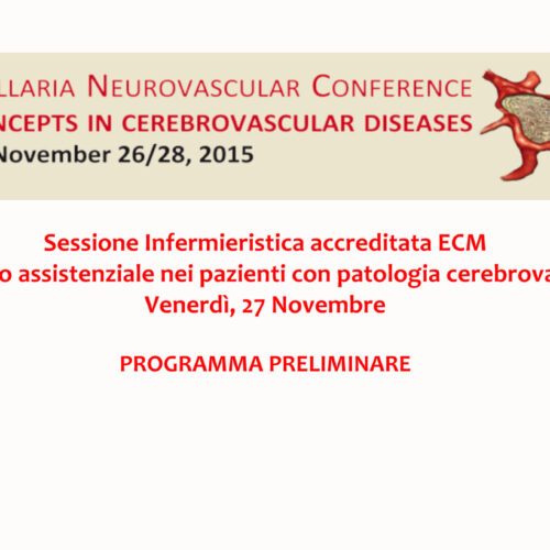 Convegno “Il percorso assistenziale nei pazienti con patologia cerebrovascolare”