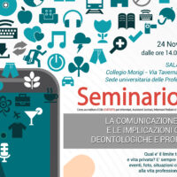 A Piacenza il Seminario “La Comunicazione Digitale e le implicazioni giuridiche, deontologiche e professionali”