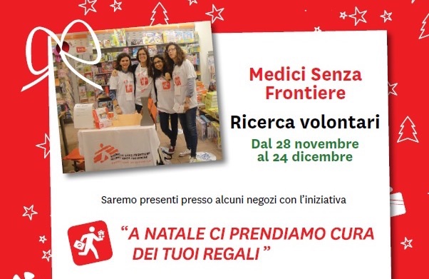 Medici senza Frontiere cerca volontari per Natale