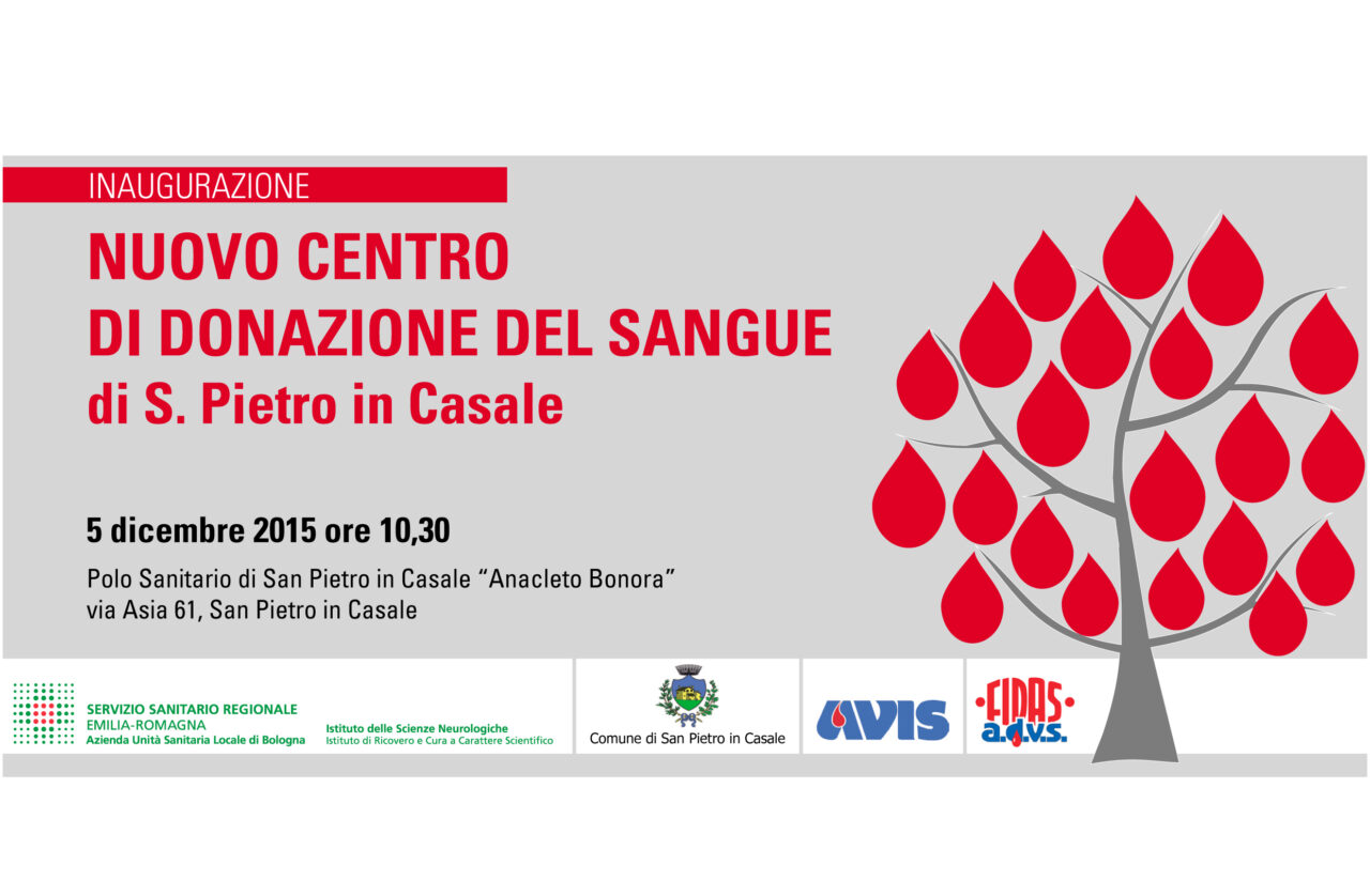 Nuovo centro di donazione del sangue a San Pietro in Casale