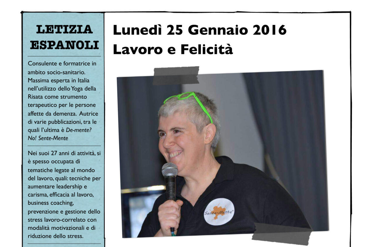 25 gennaio, a Imola Caleidos invita alla serata serata pubblica “Lavoro e felicità”