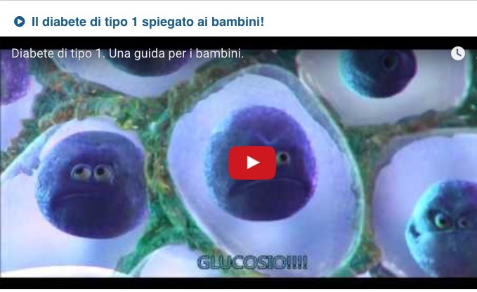 Il diabete di tipo 1: un video lo spiega ai bambini