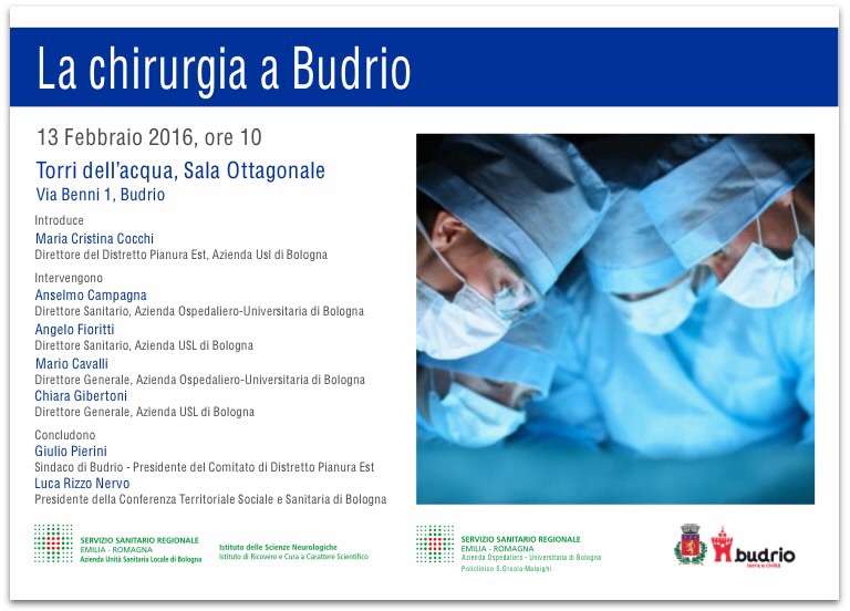 La chirurgia a Budrio. Un convegno a due anni dalla riorganizzazione