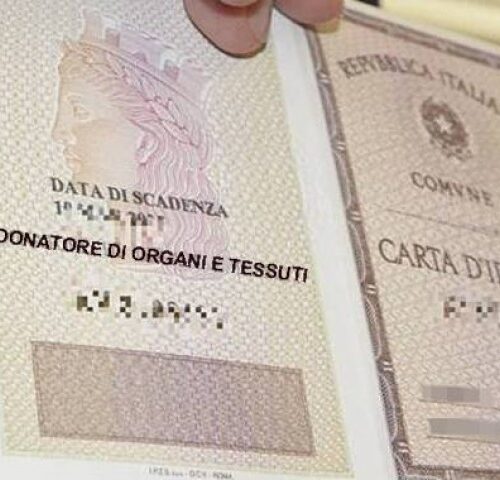 Donazione organi: ogni giorno 1000 persone dicono “si” sulla carta d’identità