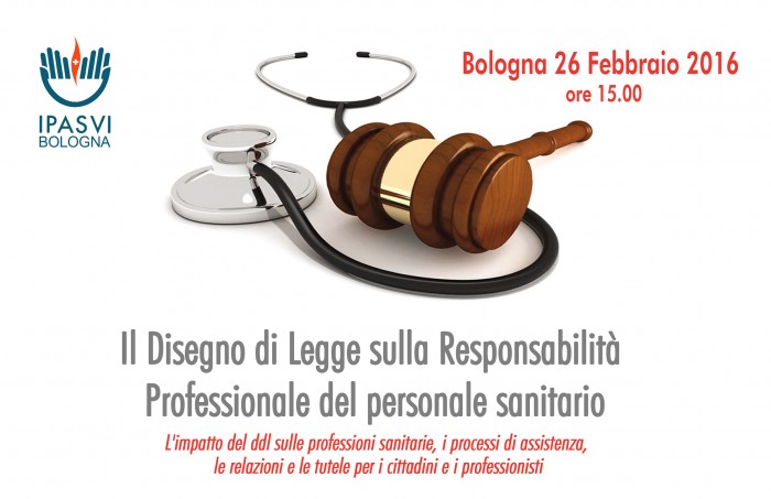 Ddl Gelli sulla Responsabilità Professionale. Incontro al Collegio IPASVI di Bologna