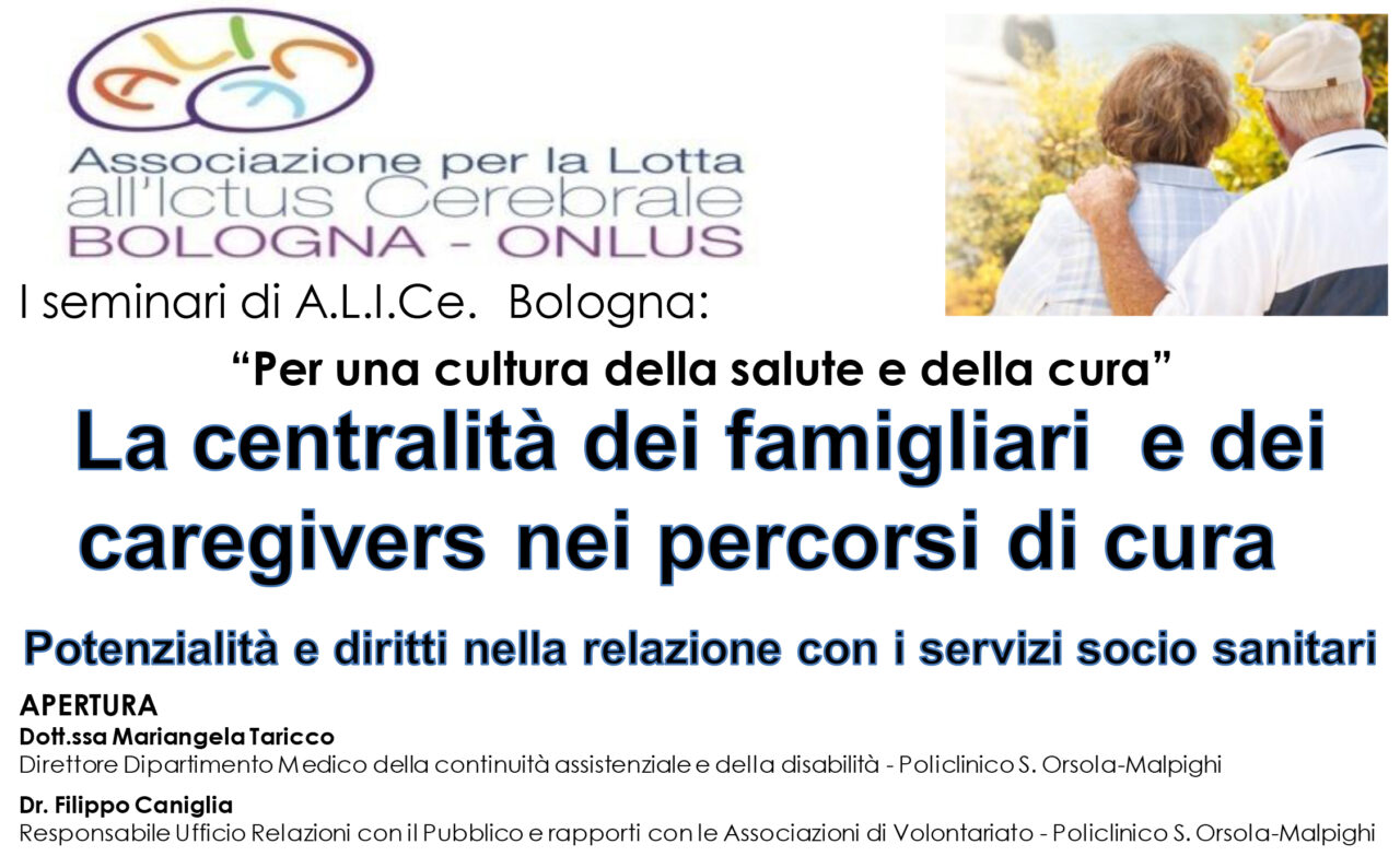 Al S.Orsola il Seminario “La centralità dei famigliari e dei caregivers nei percorsi di cura”