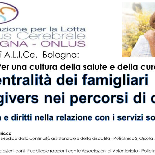 Al S.Orsola il Seminario “La centralità dei famigliari e dei caregivers nei percorsi di cura”