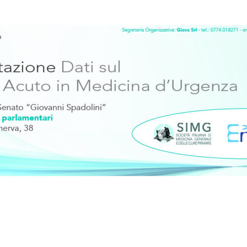 Dolore acuto: il 5 Maggio Roma SIMG-SIMEU a convegno