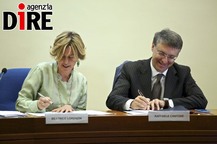 Lorenzin-Cantone firmano protocollo contro corruzione
