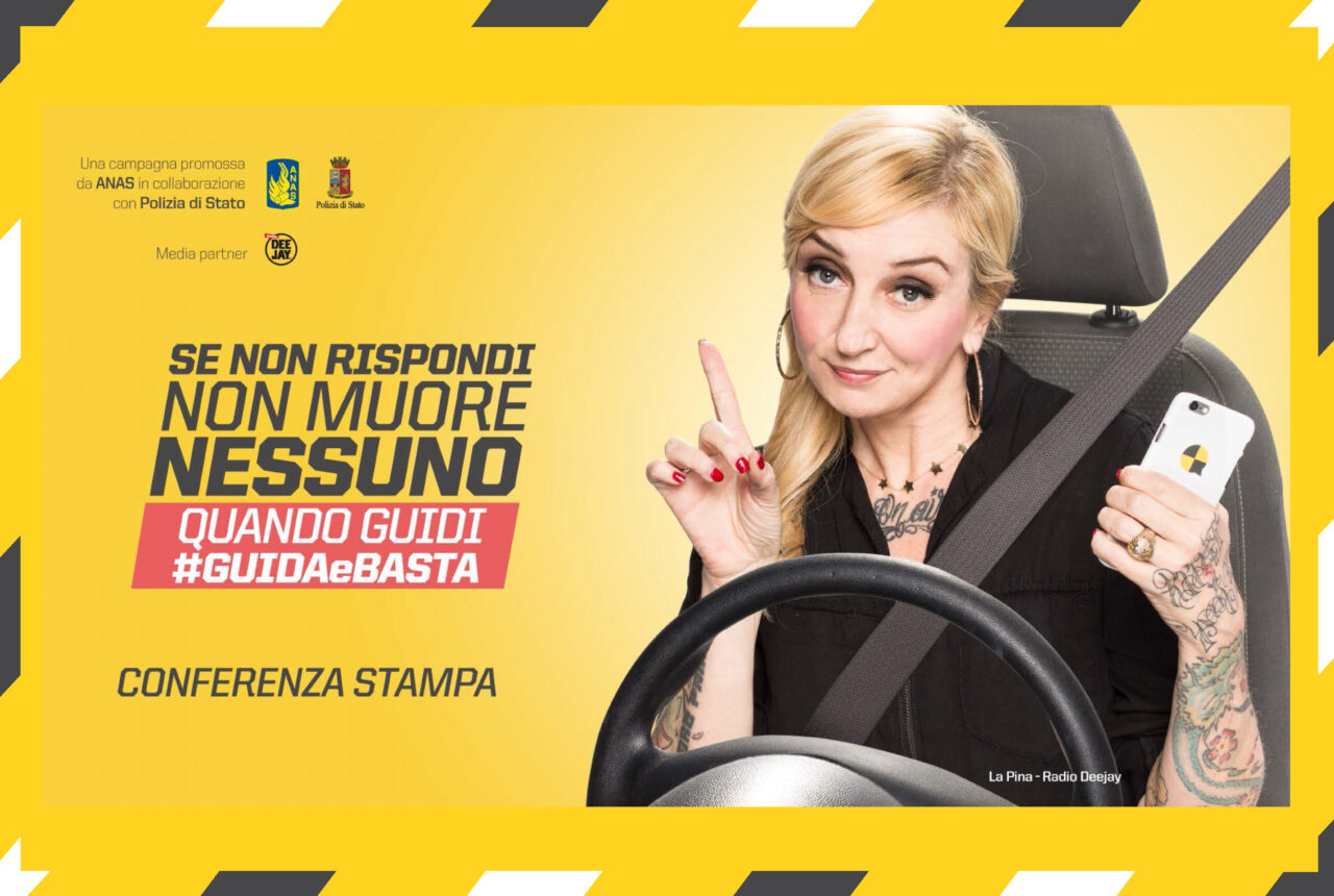 ‘Guida e basta’, al via la campagna contro lo smartphone selvaggio