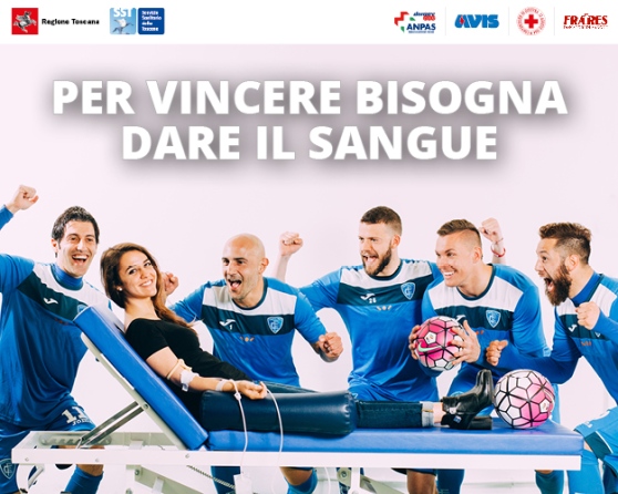 Toscana, campioni sportivi in campo per #donareilsangue