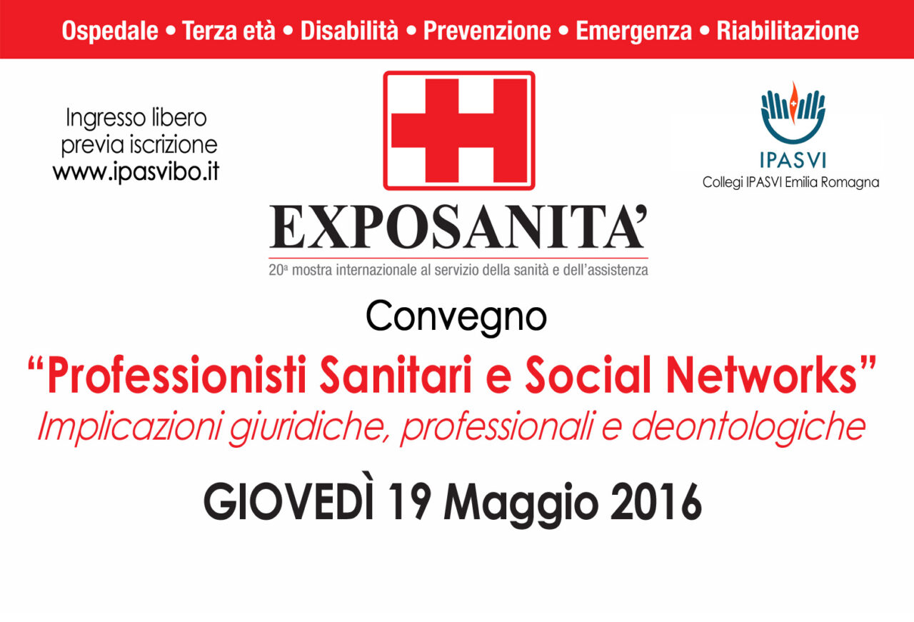 A Exposanità il Convegno: “Professionisti sanitari e Social Networks”