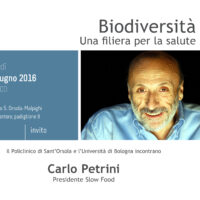 Al S.Orsola Carlo Petrini, fondatore di Slow Food