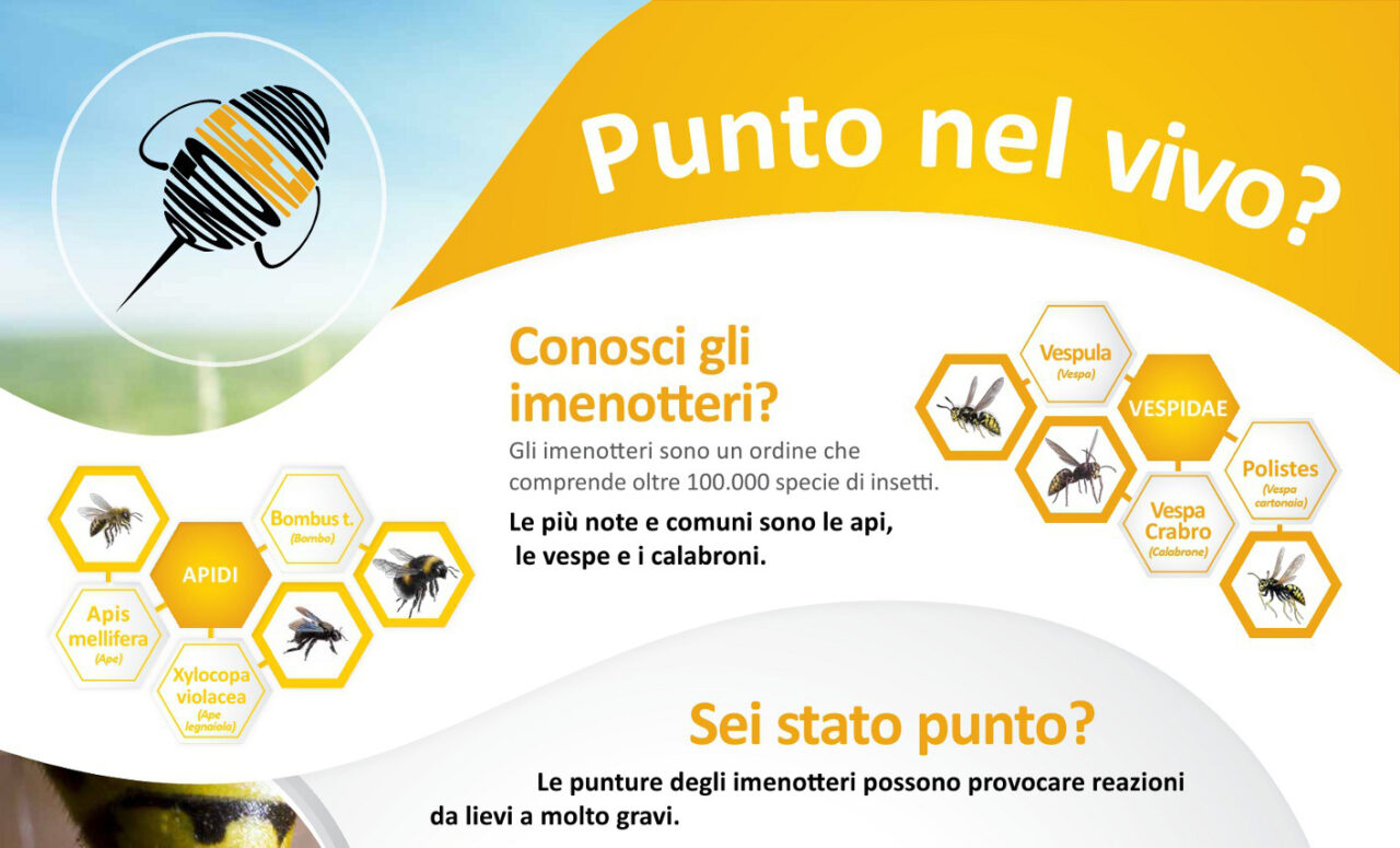 Reazioni allergiche da punture d’insetti. L’iniziativa “Punto nel vivo”