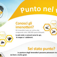 Reazioni allergiche da punture d'insetti. L'iniziativa "Punto nel vivo"