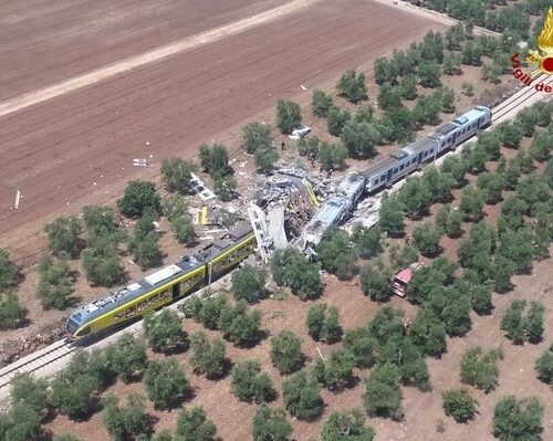 Disastro ferroviario in Puglia, il cordoglio di Ipasvi BAT e della Federazione nazionale
