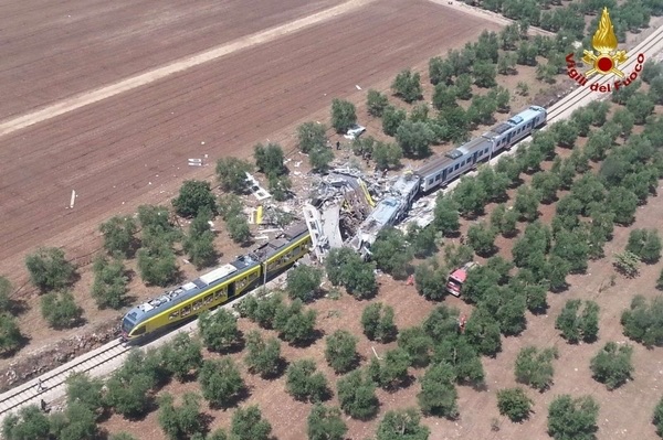 Disastro ferroviario in Puglia, il cordoglio di Ipasvi BAT e della Federazione nazionale