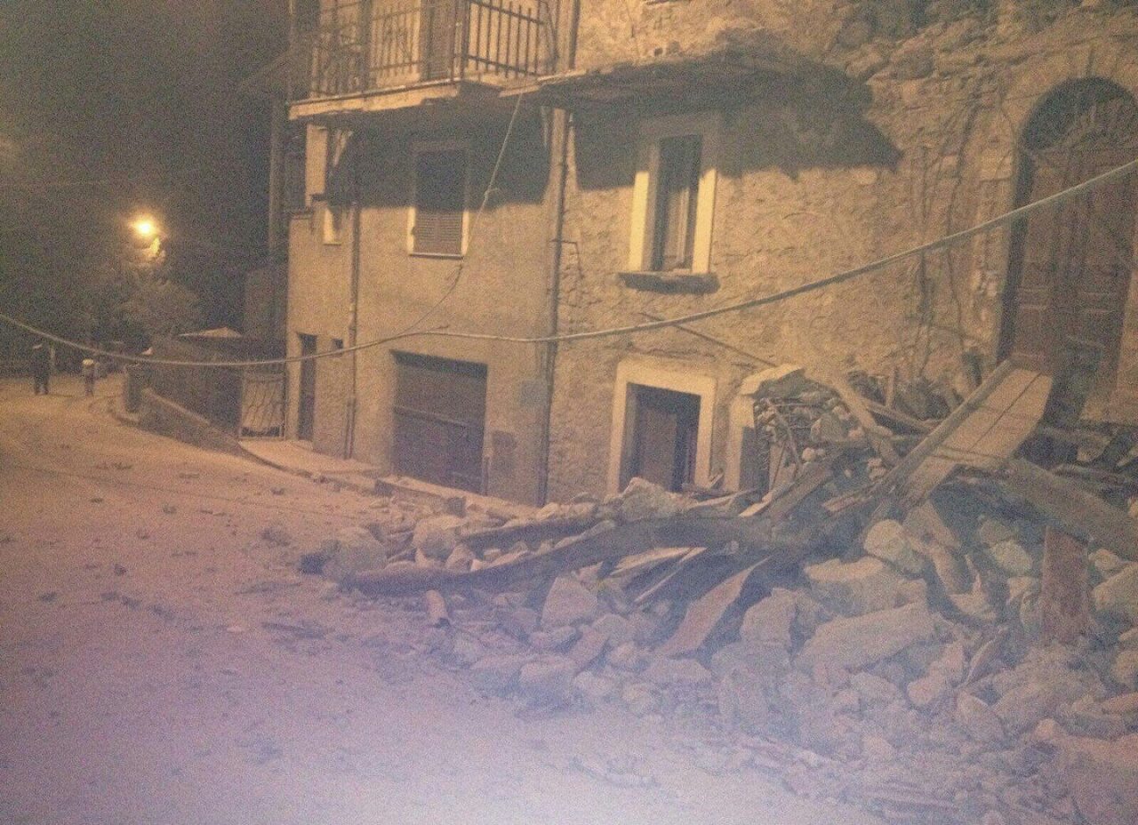 Forte terremoto nel Centro Italia, scossa di magnitudo 6.0