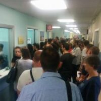Folla all’ospedale di Rieti per donare il sangue