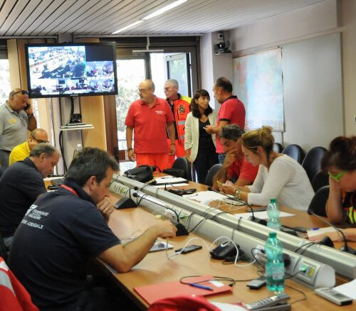 Terremoto, la Protezione civile delle Marche a pieno regime