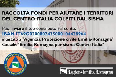Terremoto. Donazioni, primi 100mila euro dall’Emilia Romagna