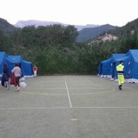 Terremoto. Concluso l’allestimento dei campi della Protezione civile ER