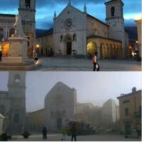 Nuova forte scossa in Centro Italia. Crolla la Basilica di Norcia