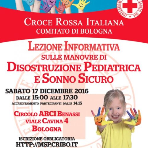 Manovre di Disostruzione Pediatrica. Oggi a Bologna un corso gratuito per le famiglie