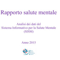 Salute mentale, Ministero presenta Rapporto 2015