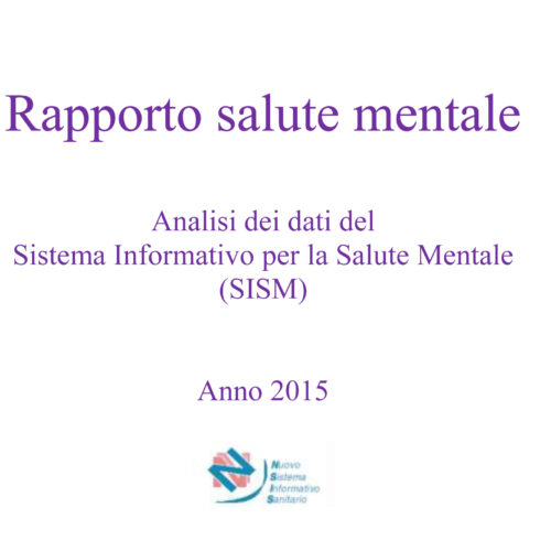 Salute mentale, Ministero presenta Rapporto 2015