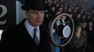 Una scena de «Il discorso del re» dove Colin Firth interpreta il balbuziente Giorgio VI