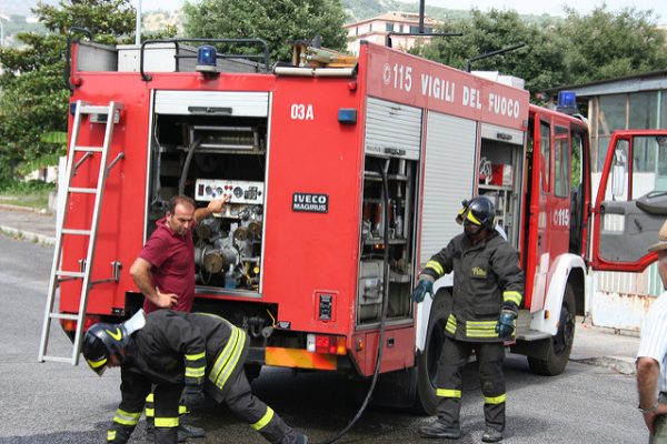 Principio di incendio alla centrale operativa del 118 di Ravenna