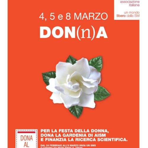 Aism festeggia le donne con una gardenia contro la sclerosi