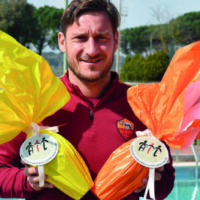 Francesco Totti in campo per AIL contro le leucemie