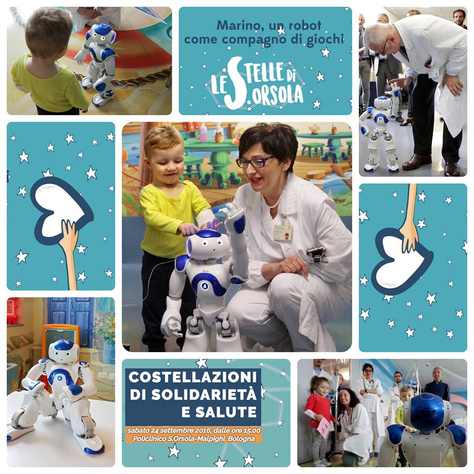 S.Orsola. Marino, un robot come compagno di giochi