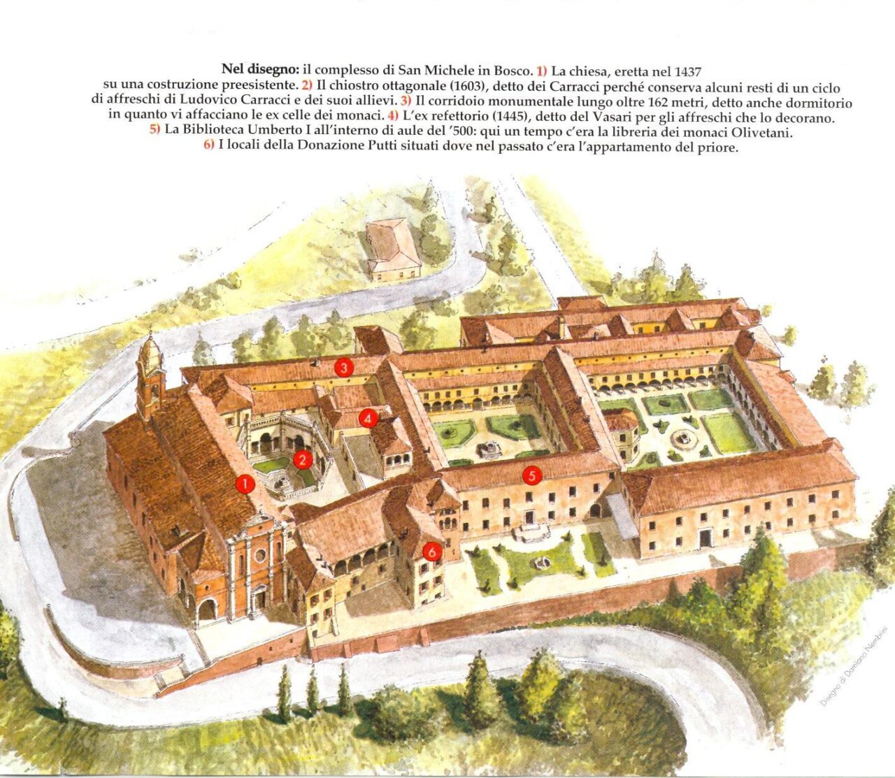 L'Istituto Ortopedico Rizzoli di Bologna. Source https://amarevignola.files.wordpress.com/2015/09/a_san-michele-in-bosco_disegno_2005.jpg