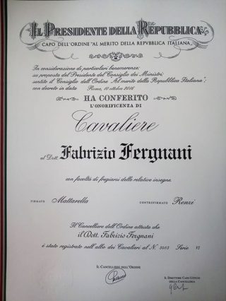 L'onorificenza