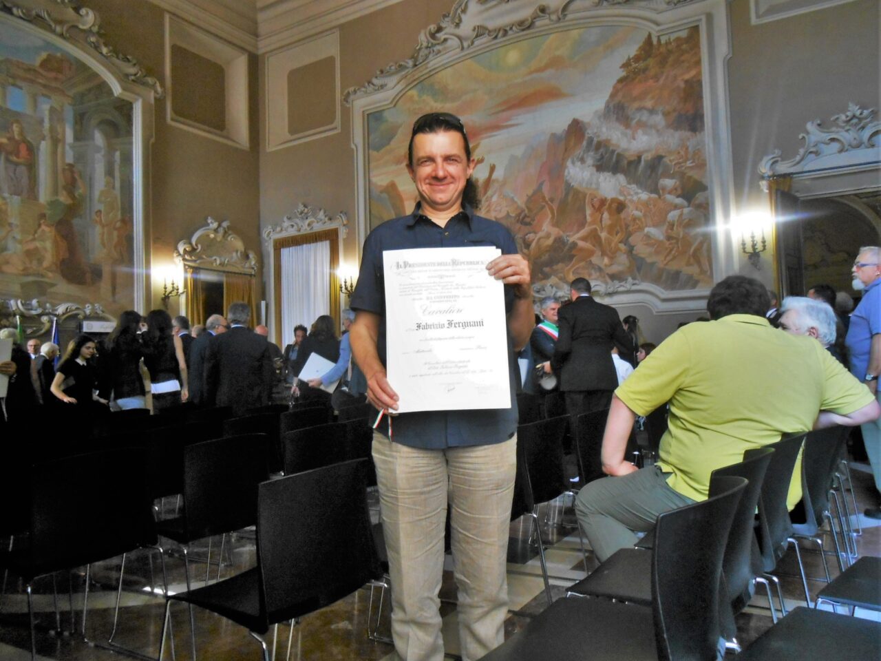 L’Infermiere Fabrizio Fergnani nominato Cavaliere della Repubblica Italiana