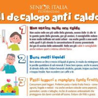 Il decalogo "anti caldo" di Senior Italia Federanziani