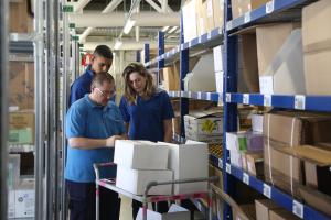 Alternanza scuola-lavoro: studenti del Rosa Luxemburg al Centro Logistico del Sant’Orsola