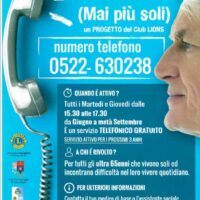 Anziani, nel reggiano ecco telefono argento, per essere meno soli