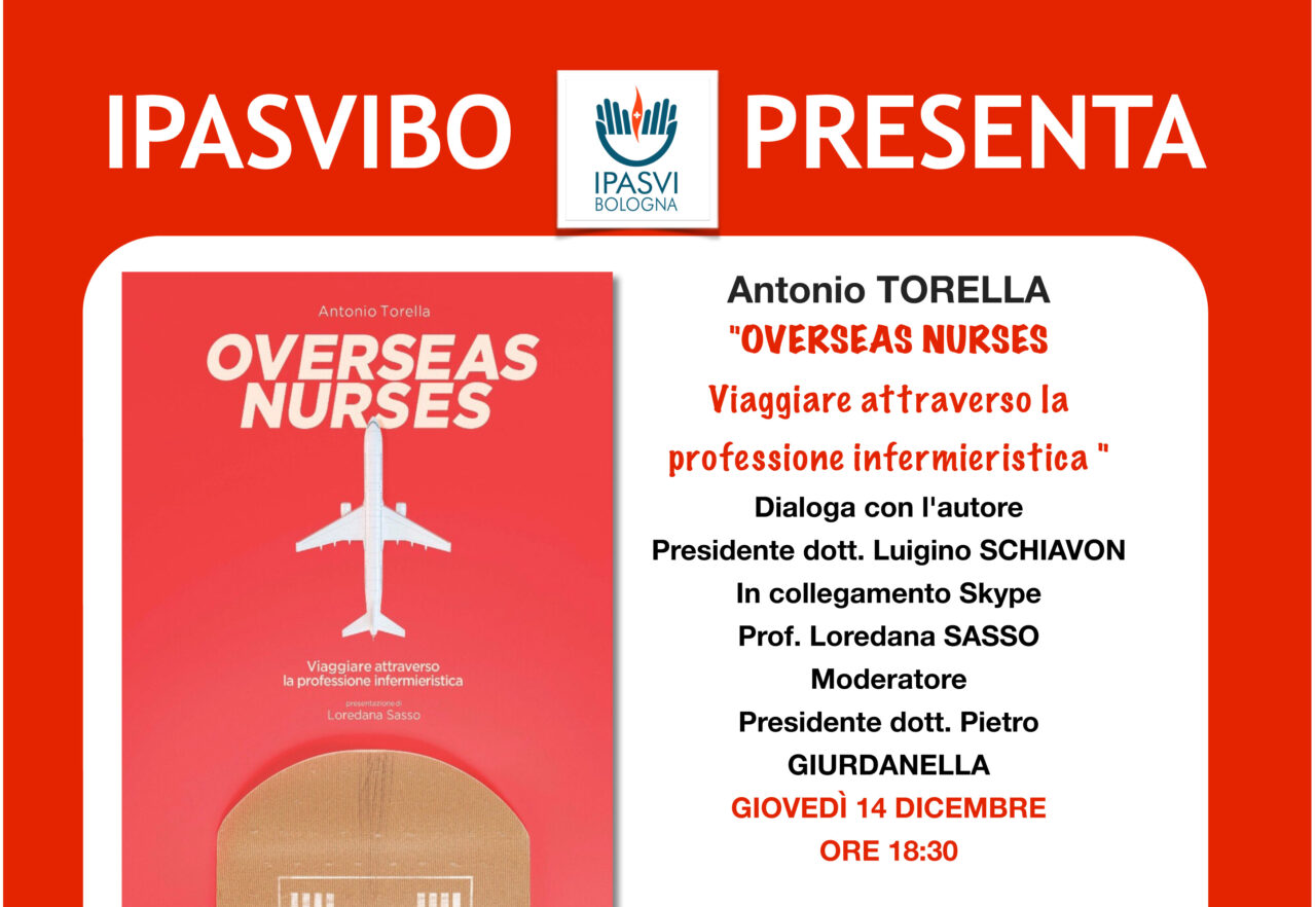 “Overseas Nurses”, il libro di Antonio Torella. Il 14 Dicembre la presentazione