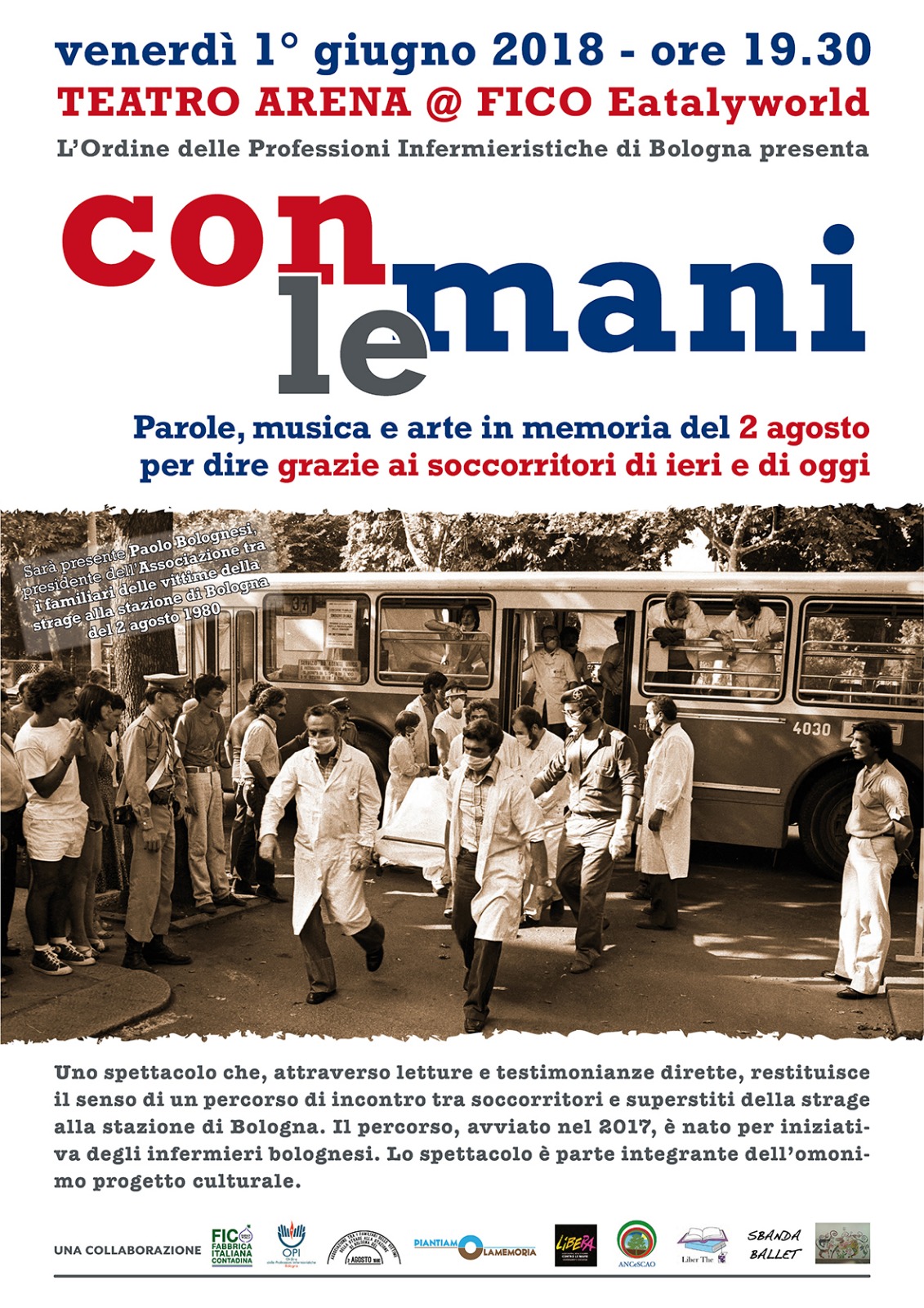 Con le mani ….. serata di musica e parole