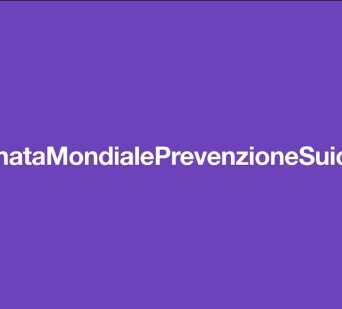 Giornata Mondiale della Prevenzione al suicidio