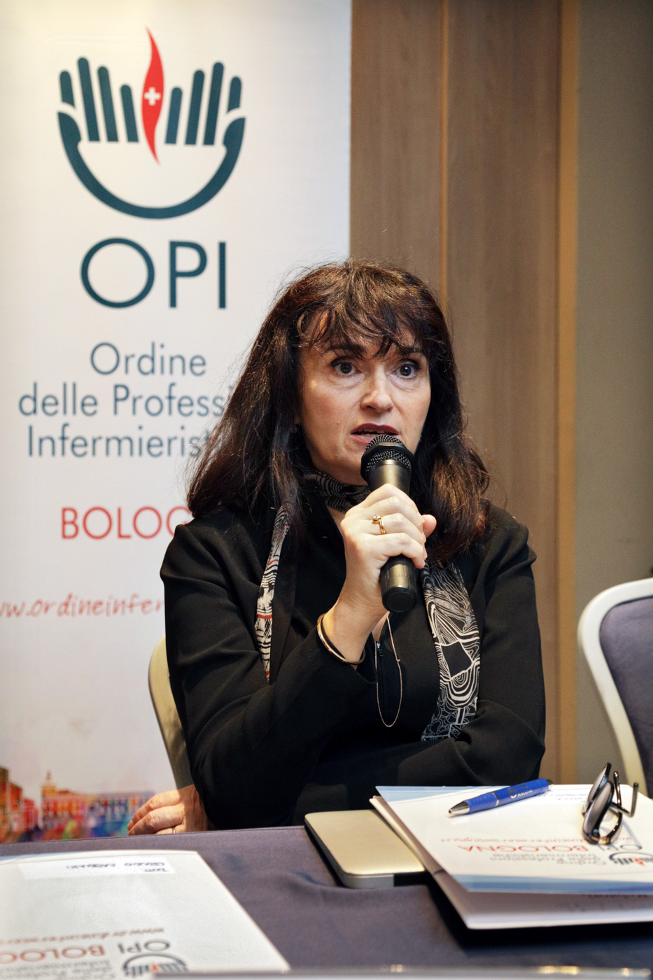 Bologna, 25/10/2018. Savoia Hotel Regency. Seminario OPIBO-CID: “La Direzione e il Coordinamento: un’unica linea funzionale”. Kyriakoula PETROPULACOS Direttore Generale Cura della Persona, Salute e Welfare Regione Emilia-Romagna. Archivio OPI-Ordine delle Professioni Infermieristiche, foto di Paolo Righi