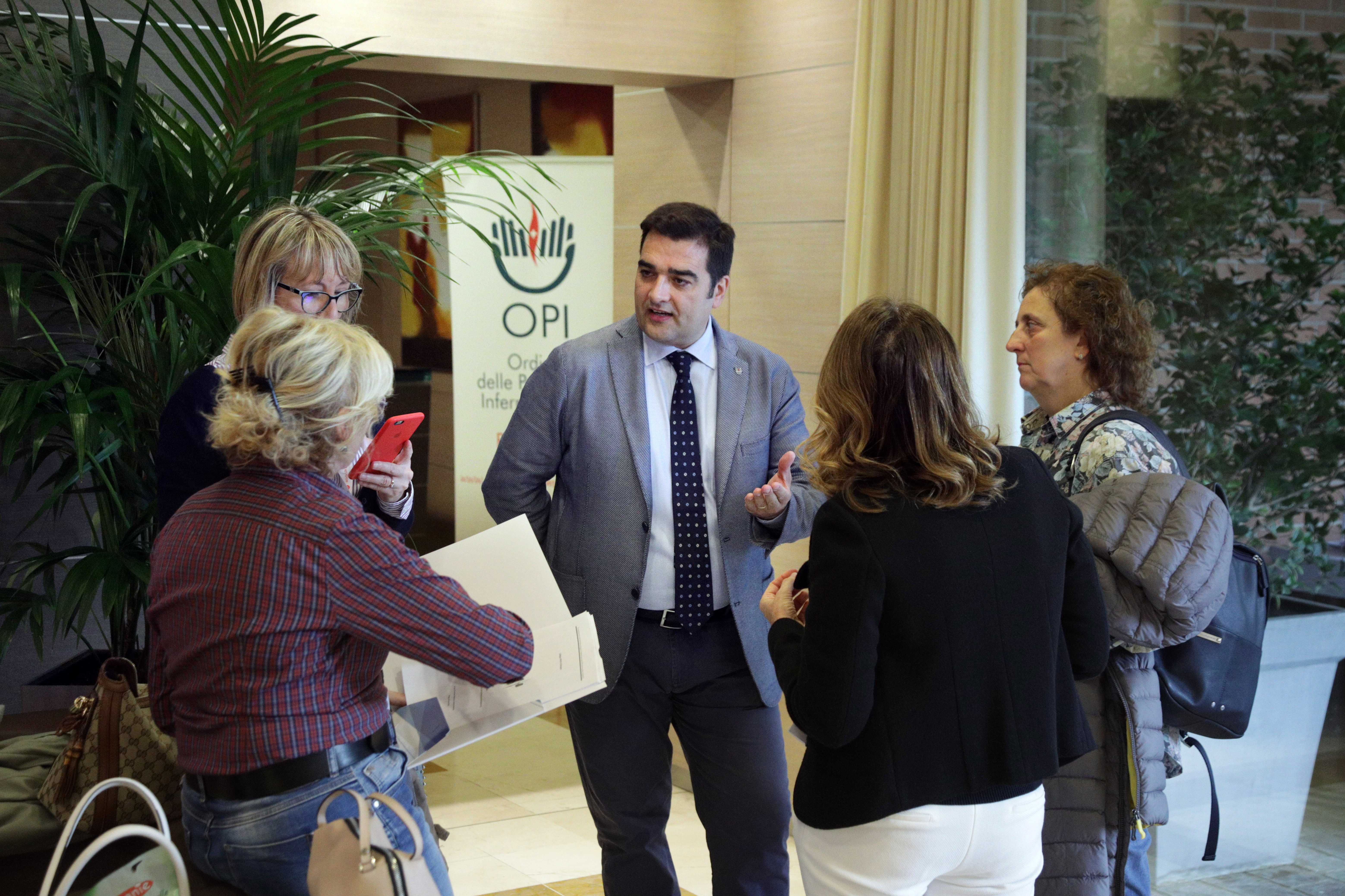 Bologna, 9/10/2018. Aemilia Hotel. Corso di aggiornamento ECM: il Coordinatore nel contesto attuale. Archivio OPI-Ordine delle Professioni Infermieristiche, foto di Paolo Righi