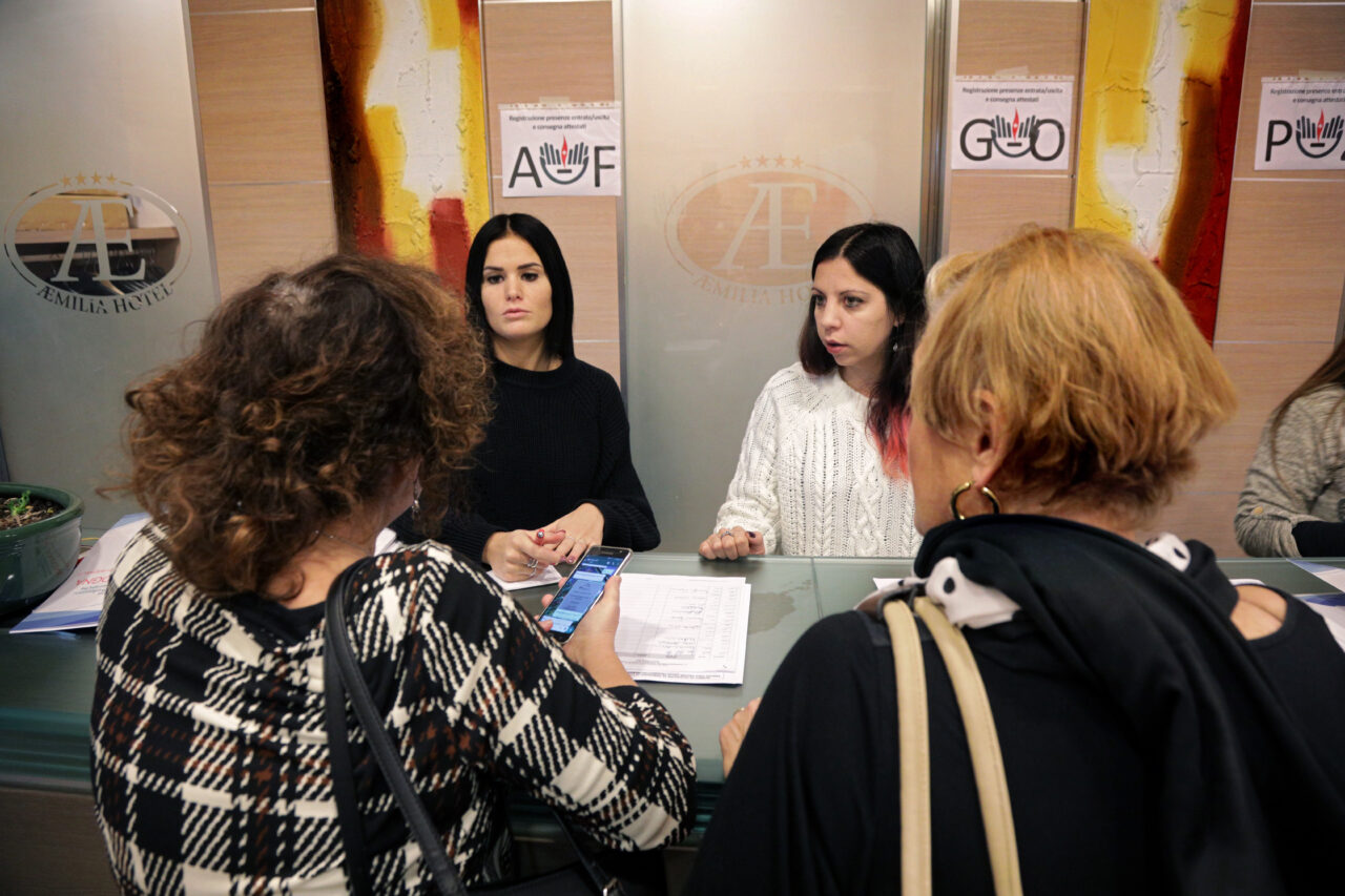 Bologna, 4/12/2018. Aemilia Hotel. Corso di aggiornamento ECM: il Coordinatore nel contesto attuale. Archivio OPI-Ordine delle Professioni Infermieristiche, foto di Paolo Righi